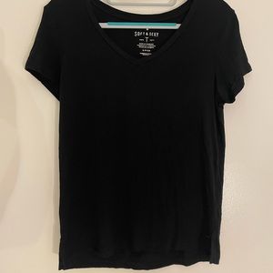 American eagle short sleeve black t shirt